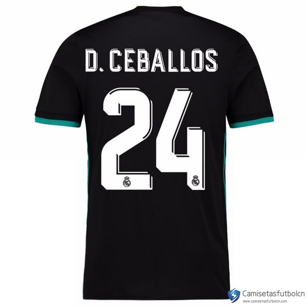 Camiseta Real Madrid Segunda equipo D.Ceballos 2017-18